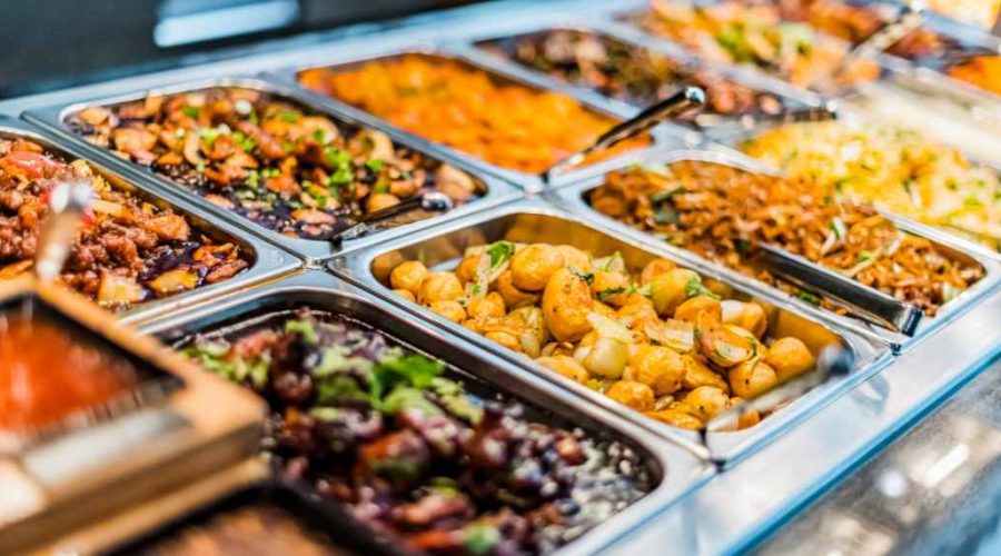 Asian Buffet Spread