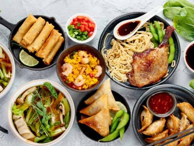 Asian Noodle & Dumpling Feast