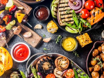 Grilled Veggie BBQ Platter
