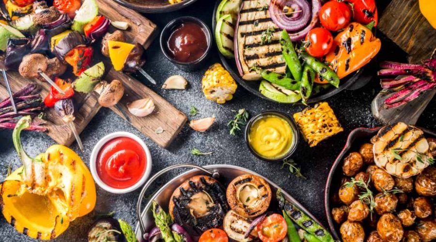 Grilled Veggie BBQ Platter