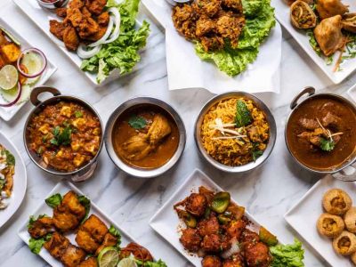 Roasted Chicken Feast Spread
