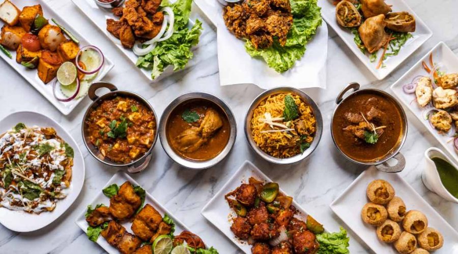 Roasted Chicken Feast Spread